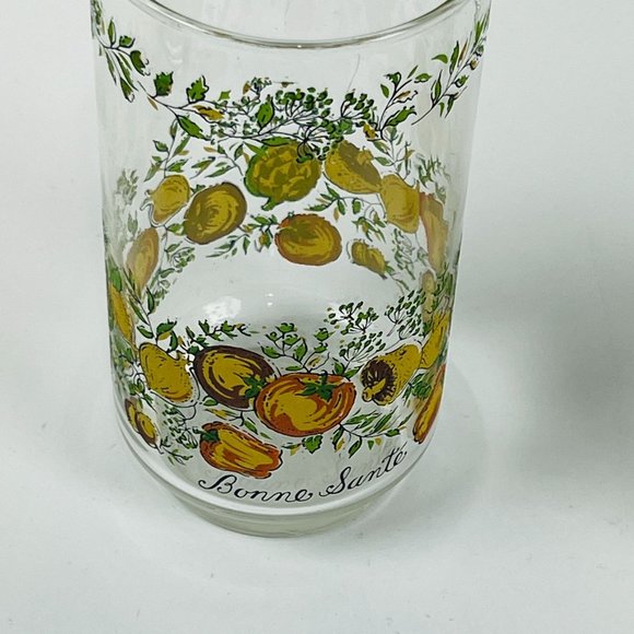 Vintage 3 Bonni Sante Glasses 1 Large 2 Medium Drinking Glasses - Picture 5 of 7